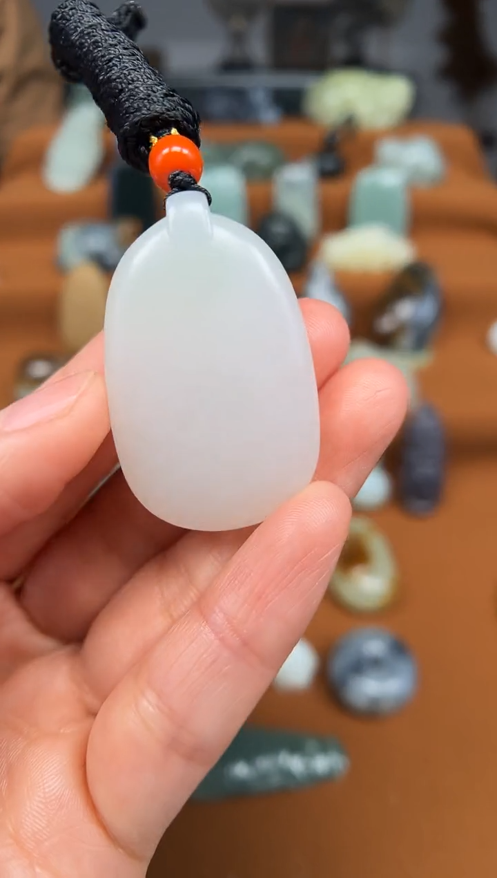 【闪购商品】和田玉颈饰未镶嵌平安牌