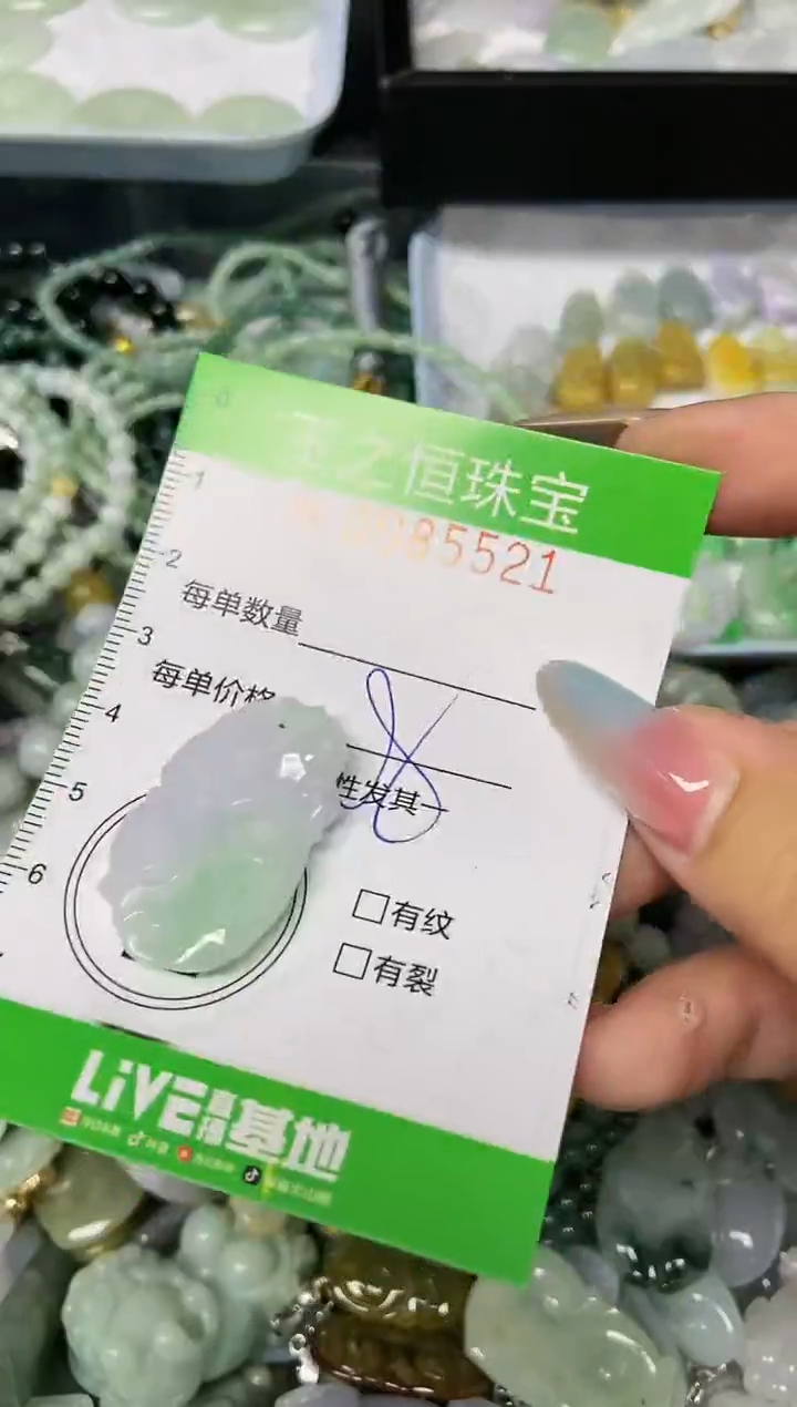 翡翠未镶嵌颈饰闪购0085521