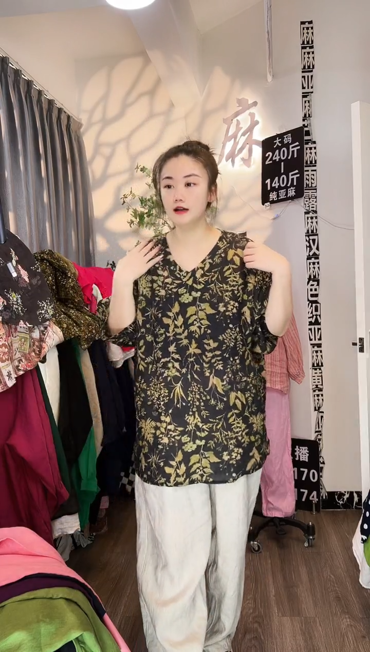 亚麻大码女装系列。140斤-240斤