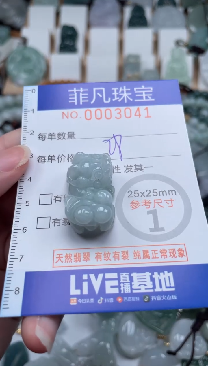 翡翠未镶嵌颈饰00..3041