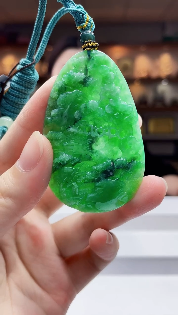 未镶嵌定制翡翠吊坠25