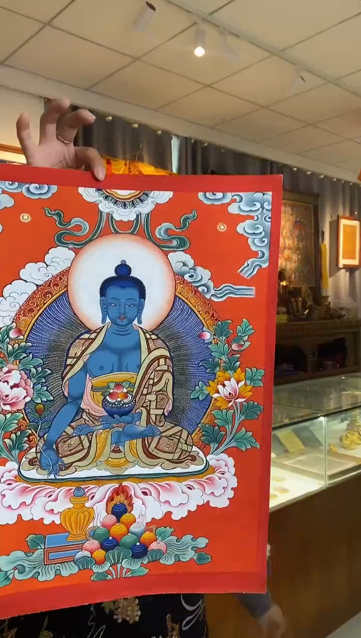 泥塑药师-与实物略有差异介意者慎拍