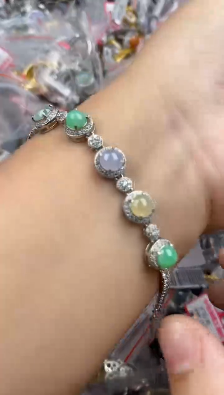 银S925镶嵌戒指翡翠1616   10