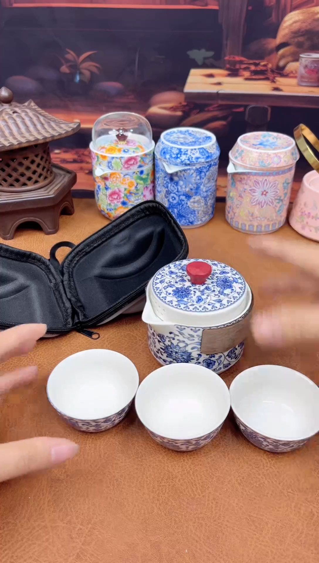 【闪购商品】陶瓷茶具摆件茶叶罐