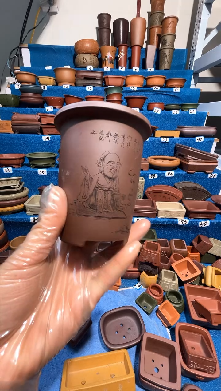【闪购商品】紫砂紫砂花盆7*9