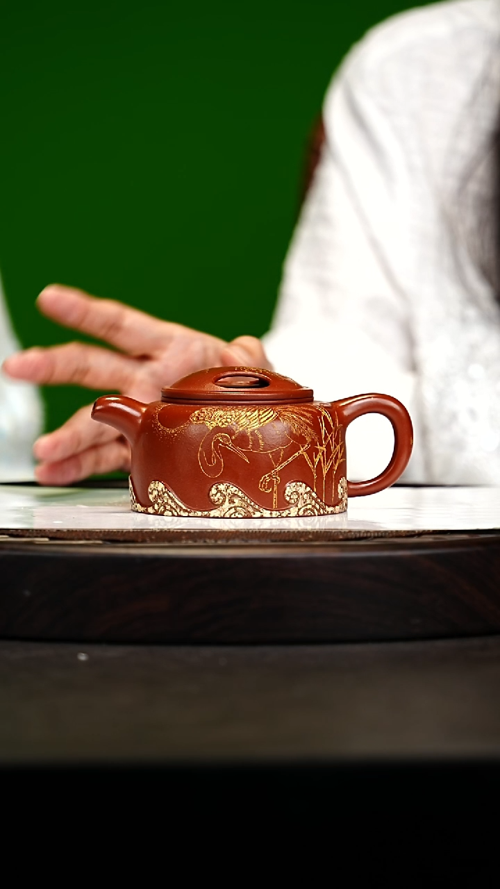 宜兴原矿高端紫砂 玉林大红袍280cc