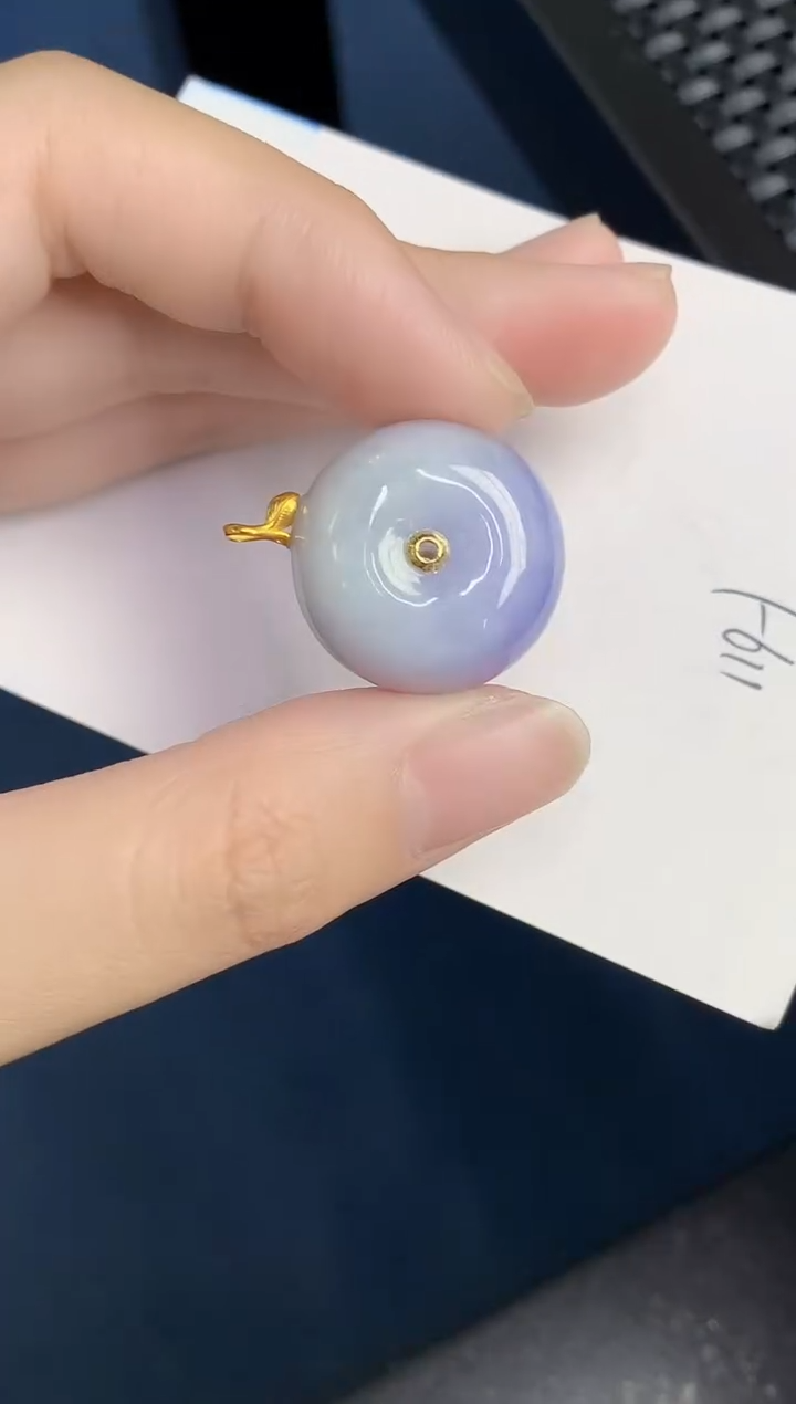 【闪购商品】翡翠颈饰18K金镶嵌000000000