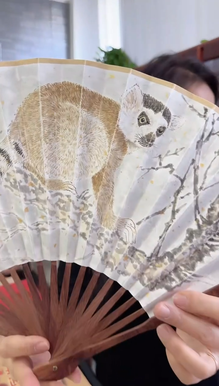 【闪购商品】扇子炳山艺术---裴玲霞作品