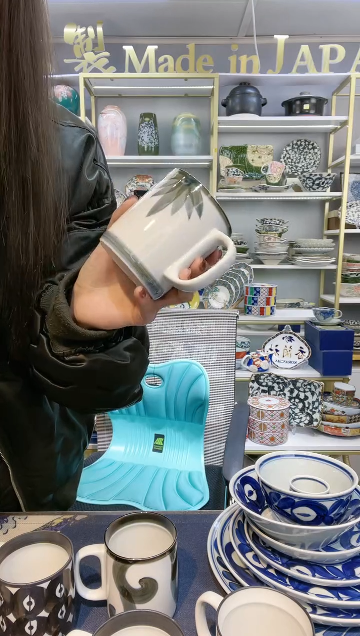 【闪购商品】碗有田烧善山手绘马克杯300ml一只
