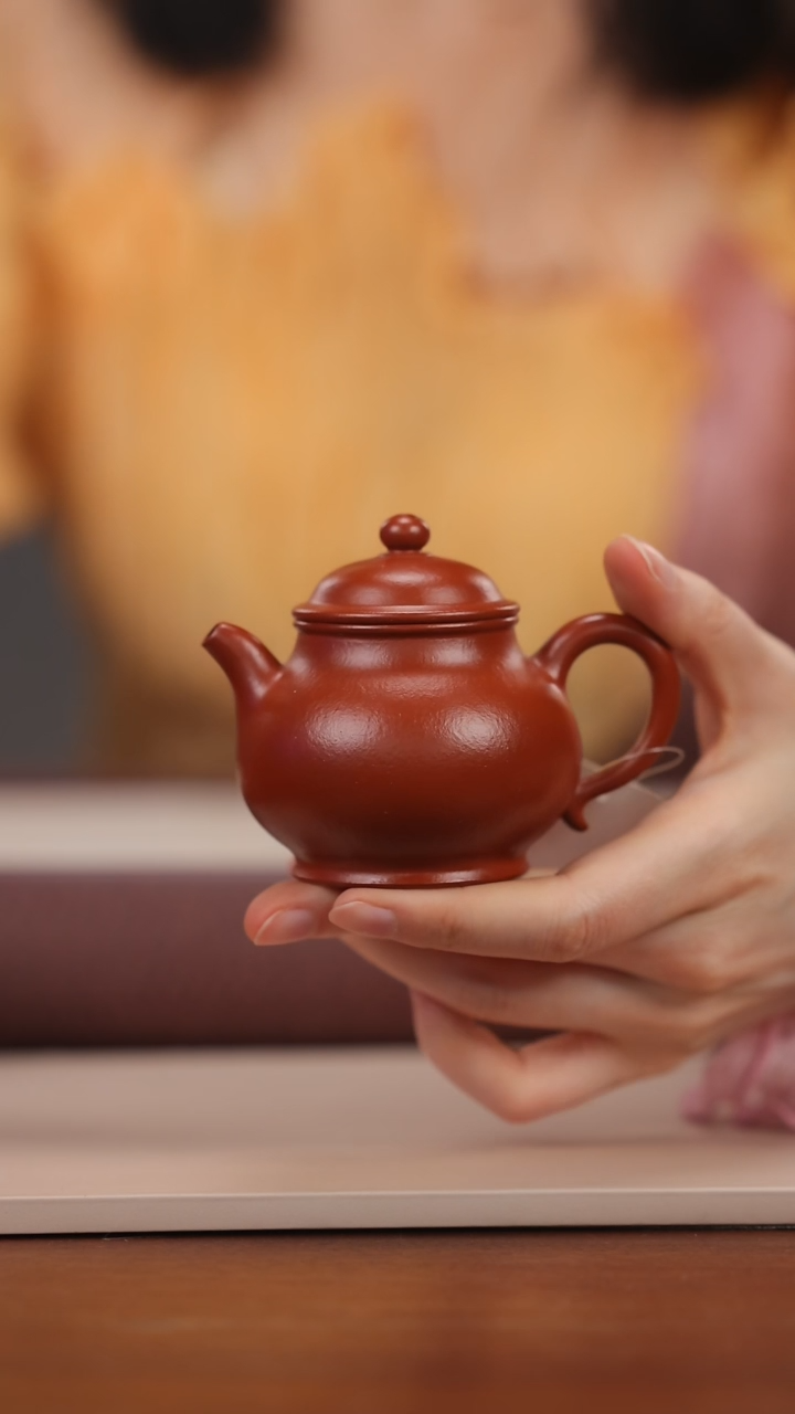 【闪购商品】紫砂茶壶yly大红袍 潘壶 100cc