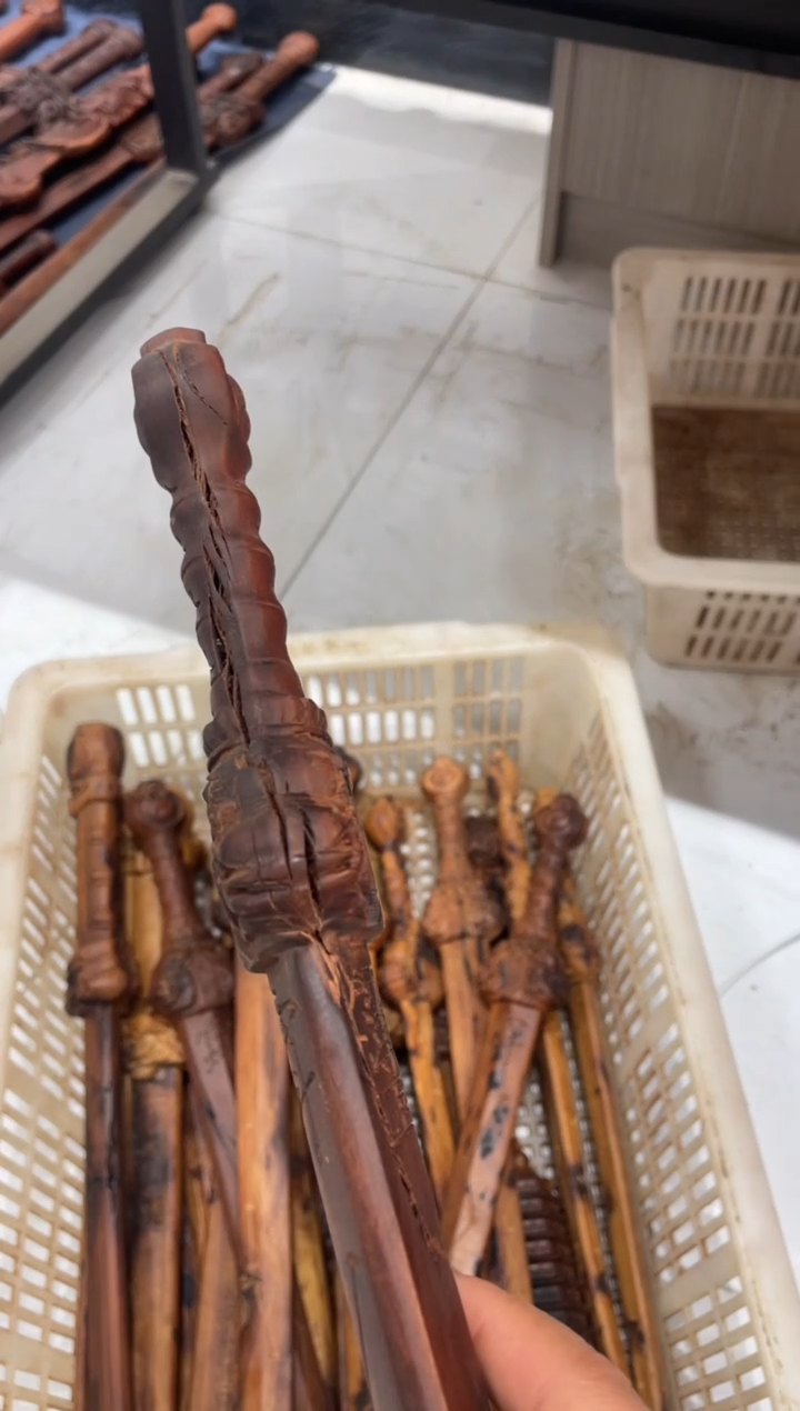 木枣木瑕疵39公分天师剑