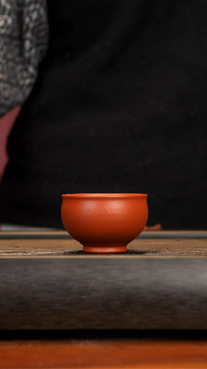 【闪购商品】紫砂茶壶朱泥小圆杯