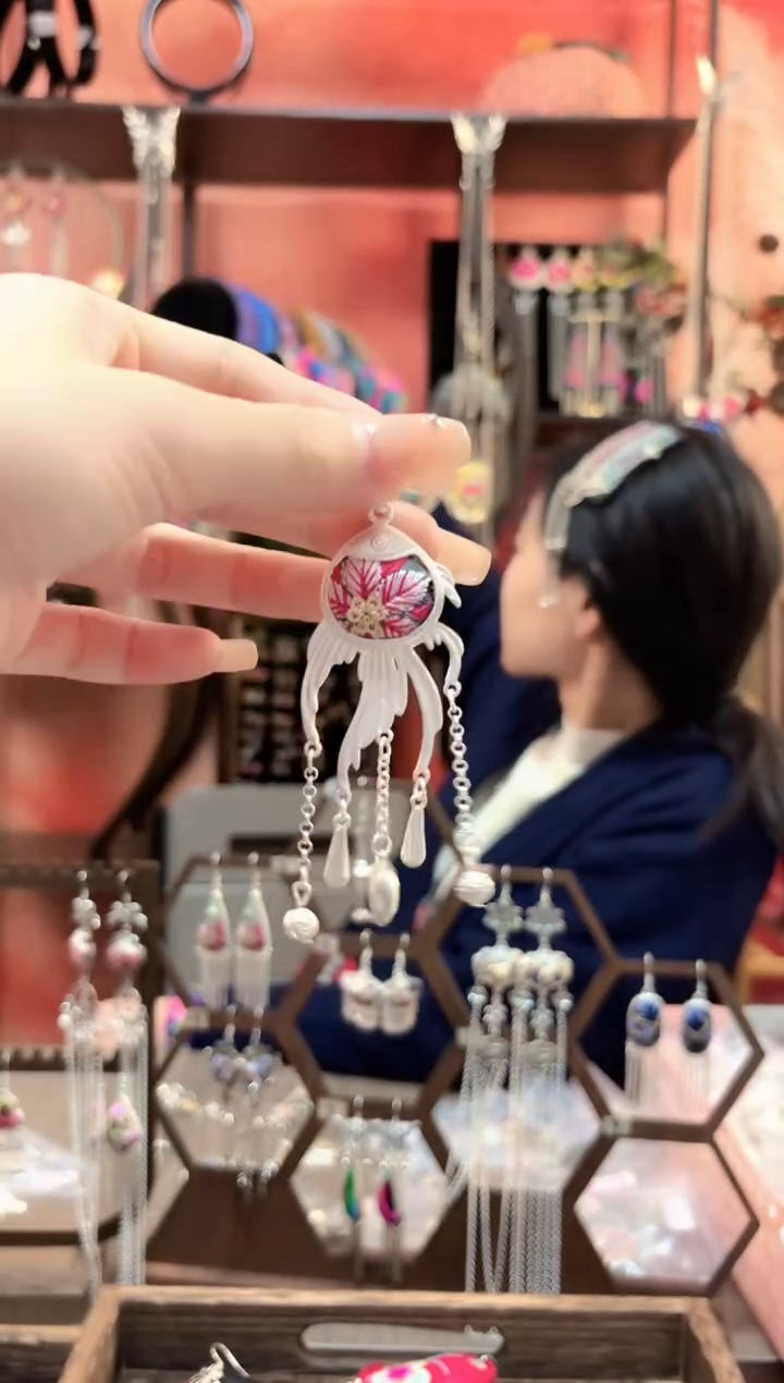 织绣大**闲云织谣民族风精美饰品 157