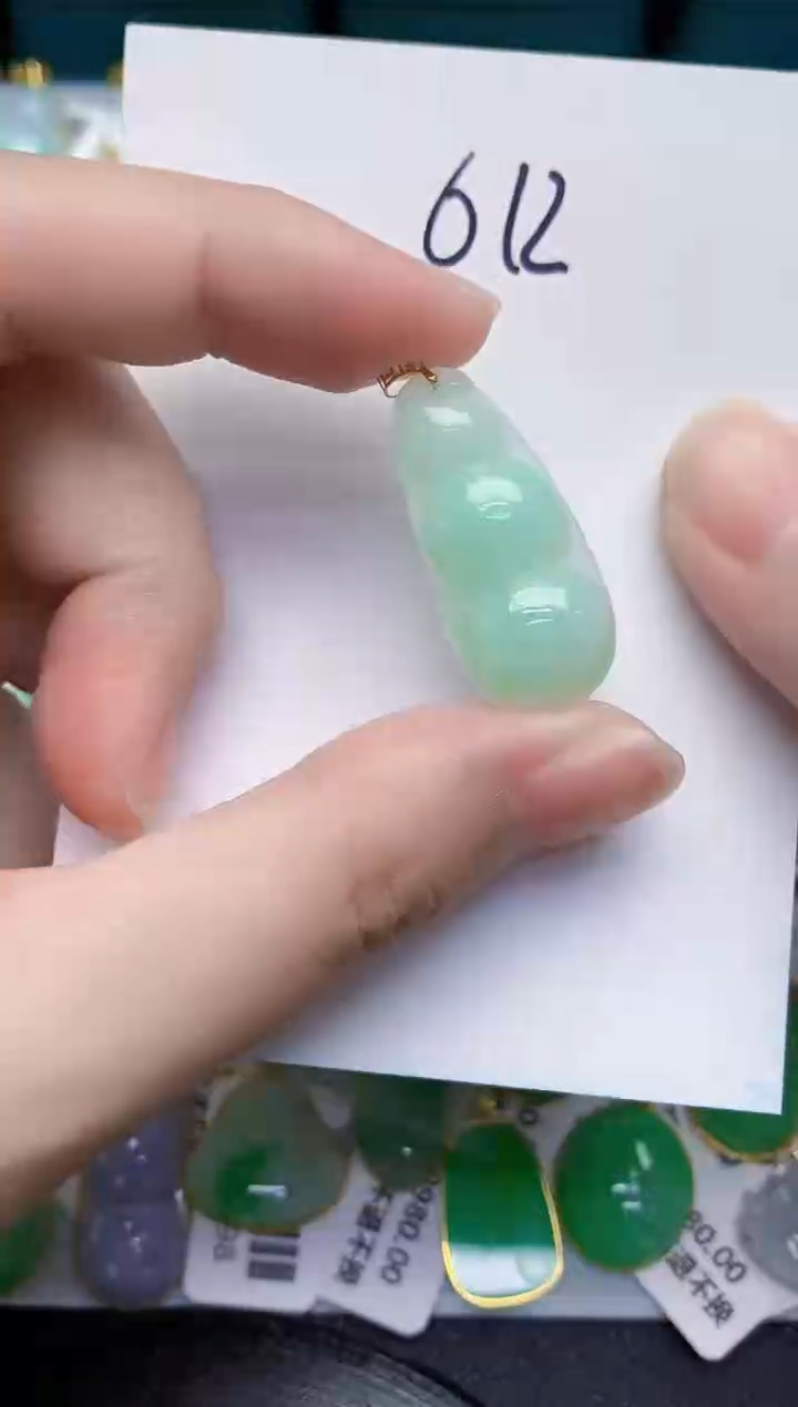 【闪购商品】翡翠颈饰18K金镶嵌000000000q1