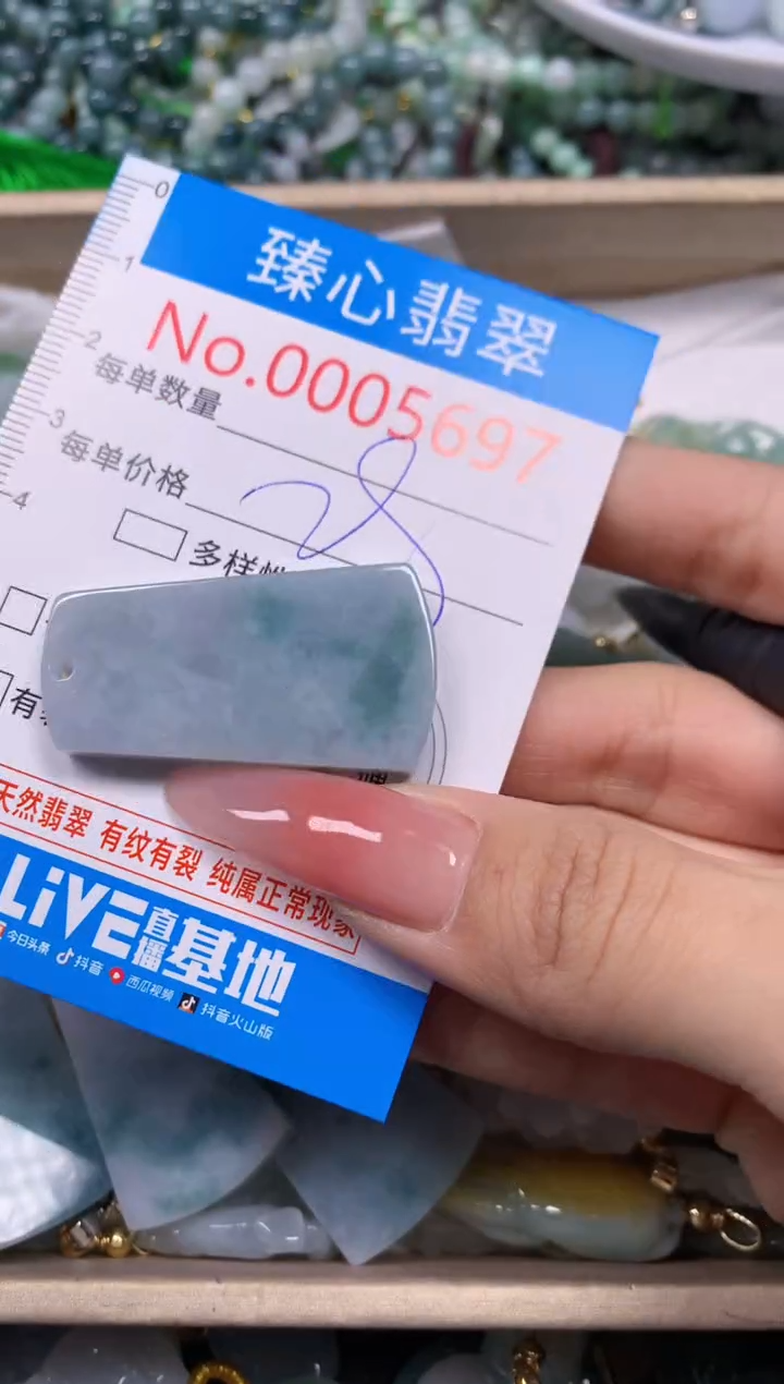 【闪购商品】翡翠颈饰未镶嵌含绳0005697