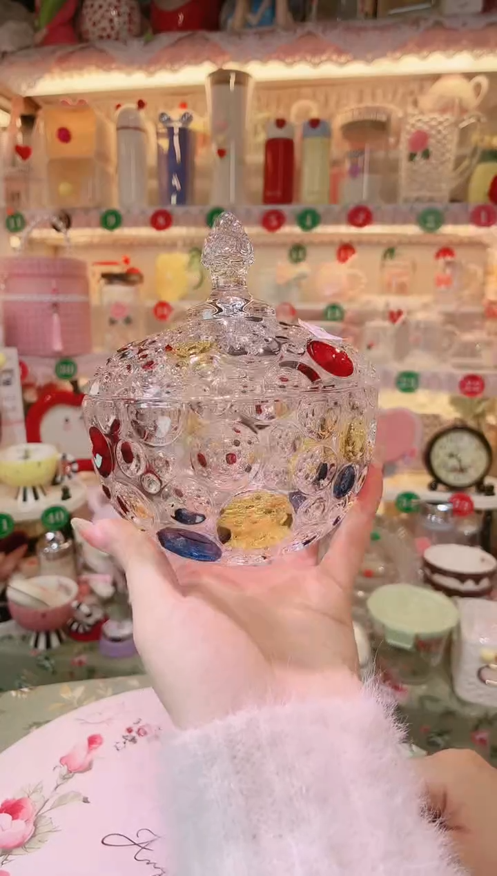 【闪购商品】摆件玻璃糖罐品质好，发货快，放心拍