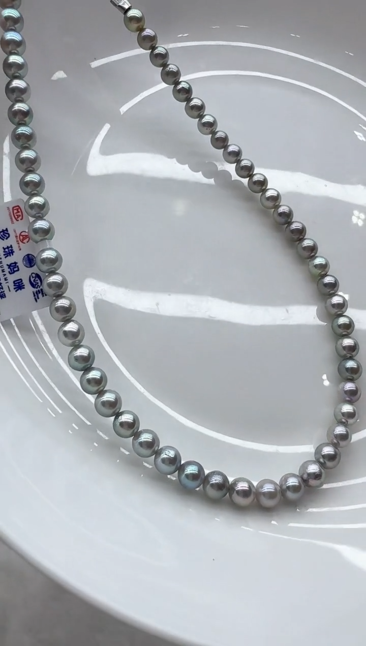 【闪购商品】海水珍珠颈饰银S925镶嵌清货