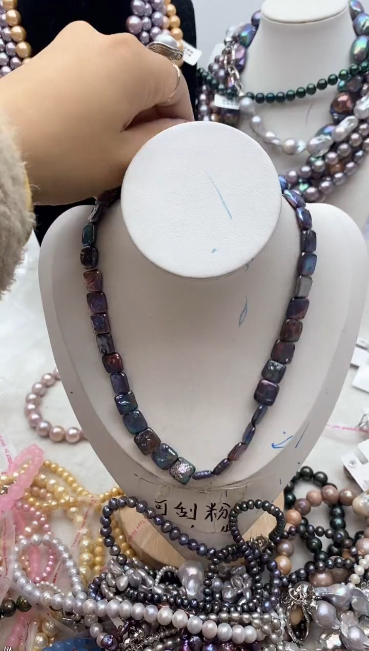 【闪购商品】淡水珍珠颈饰钛钢144