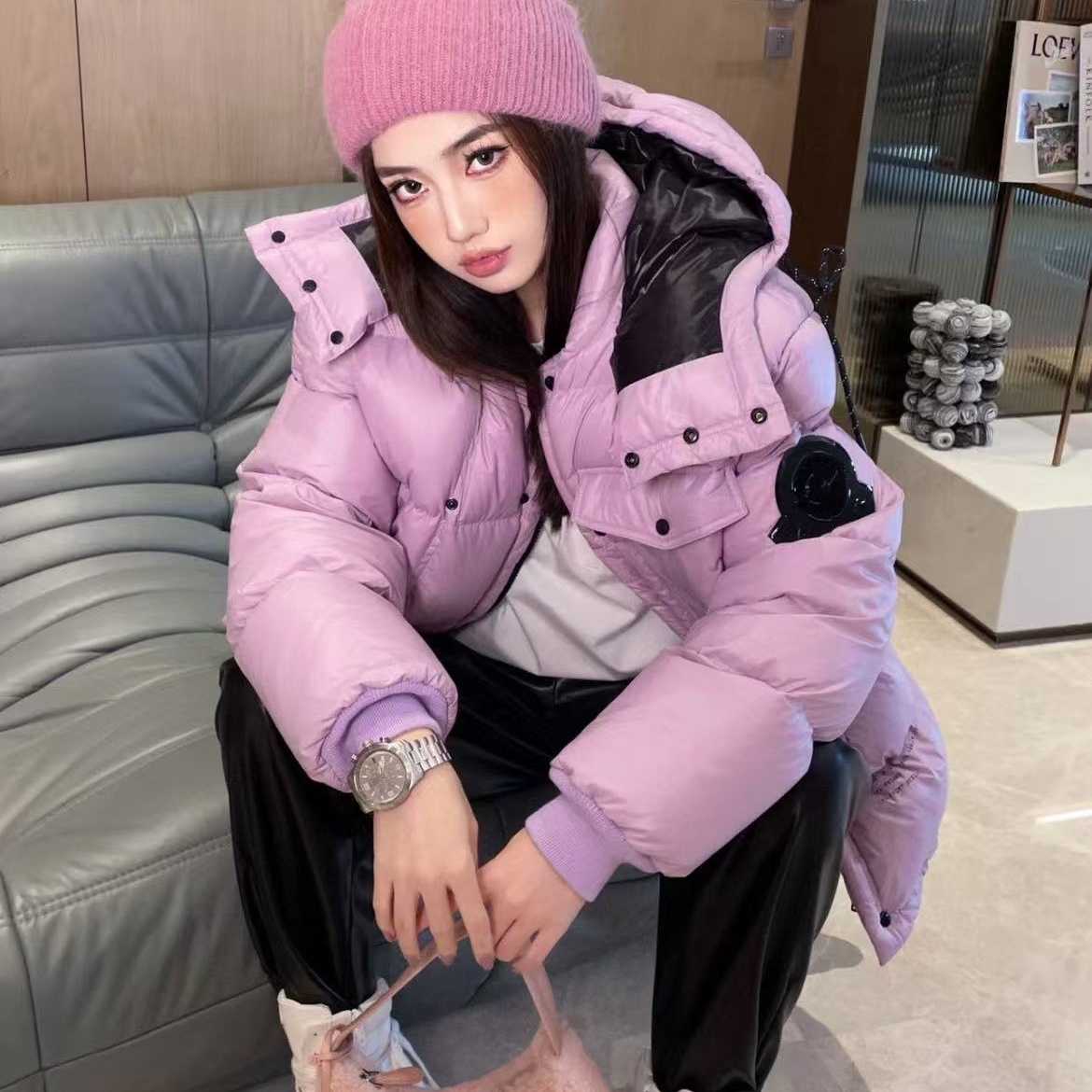 99新 MONCLER 双双臻选ck80010蒙口羽绒服3/Moncler 藤原浩联名