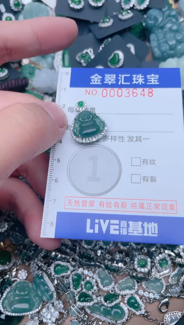 【闪购商品】翡翠颈饰未镶嵌3648...1