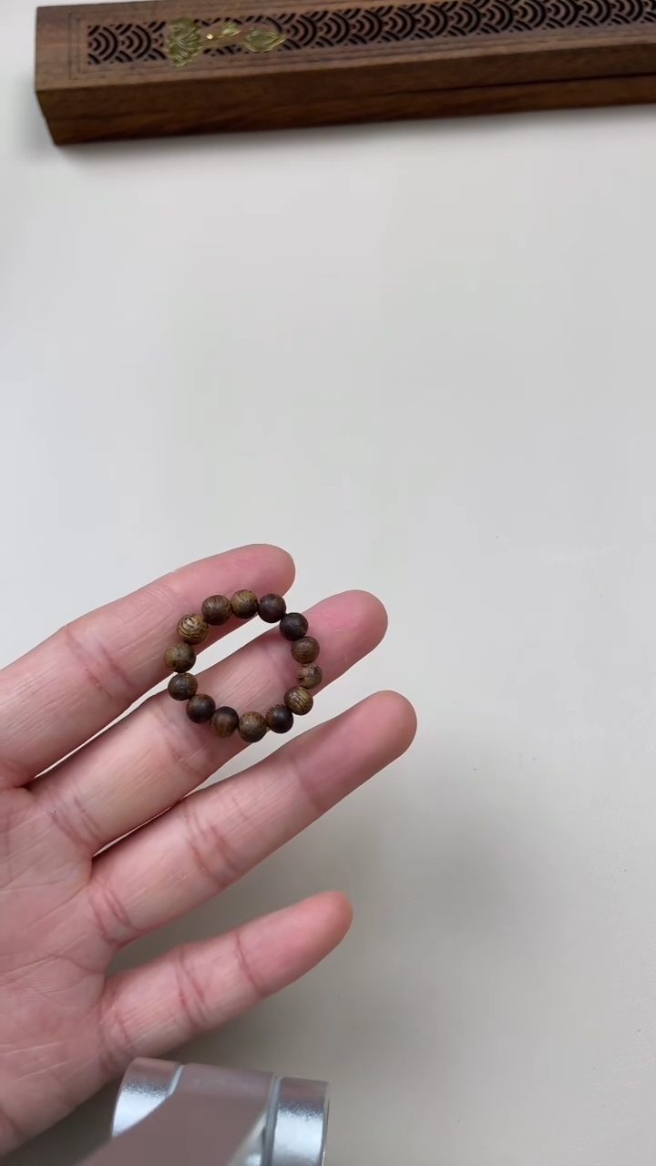 【闪购商品】沉香木手串国香奇楠沉香小戒指