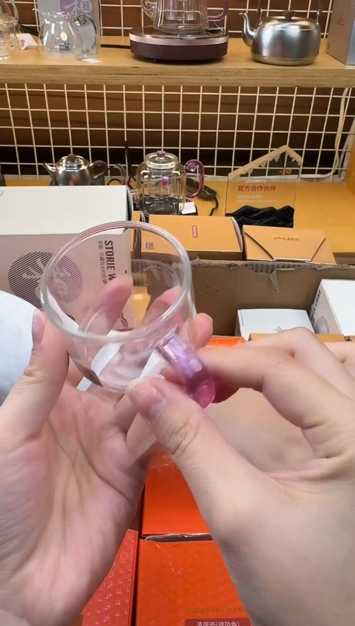 @@禾器晶彩清禾杯浅紫色1只