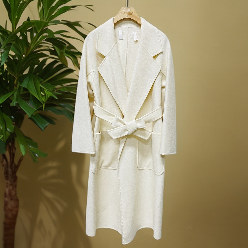 LR184  经典气质西装领双面羊毛休闲大衣 LWD333D075