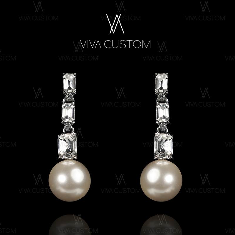 （精工）百搭气质温柔简约珠珠耳钉