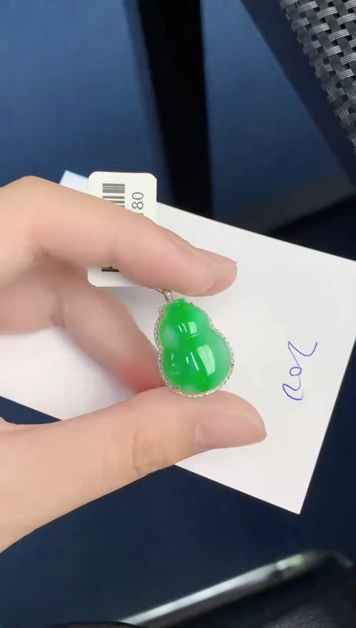 【闪购商品】翡翠18K金镶嵌颈饰000000000