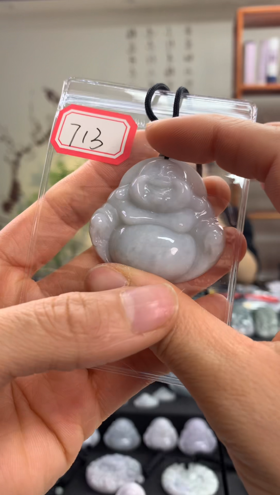 【闪购商品】翡翠颈饰未镶嵌佛公713