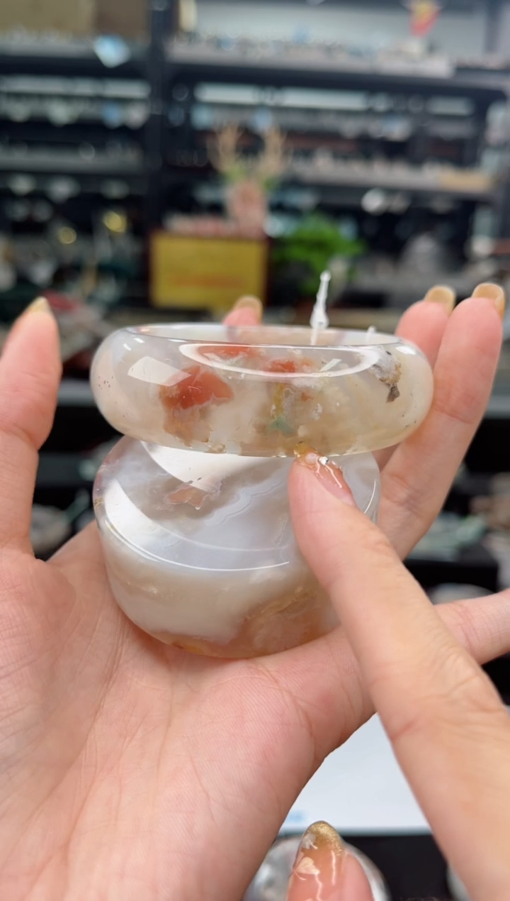 【闪购商品】石英质玉手镯未镶嵌56圈口（赠品镯心）6687172