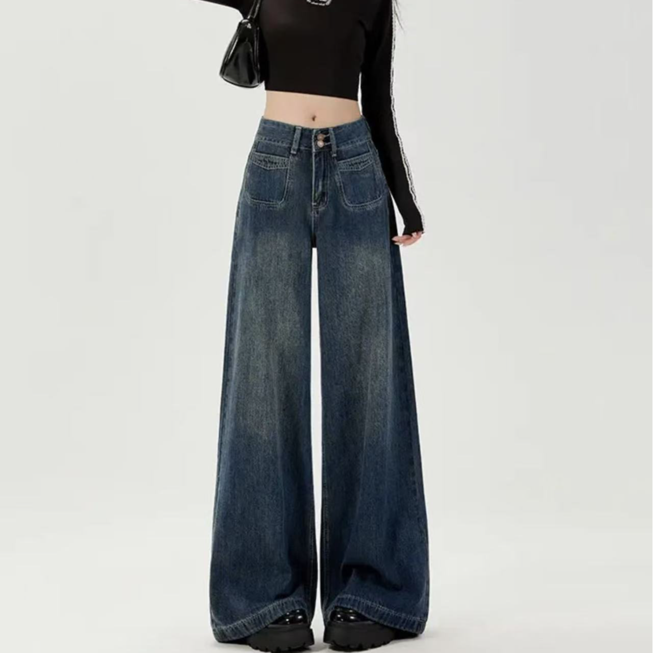 【默认瑕疵，没有运费险】新款高腰阔腿夏季裤子女款爆款2025新款