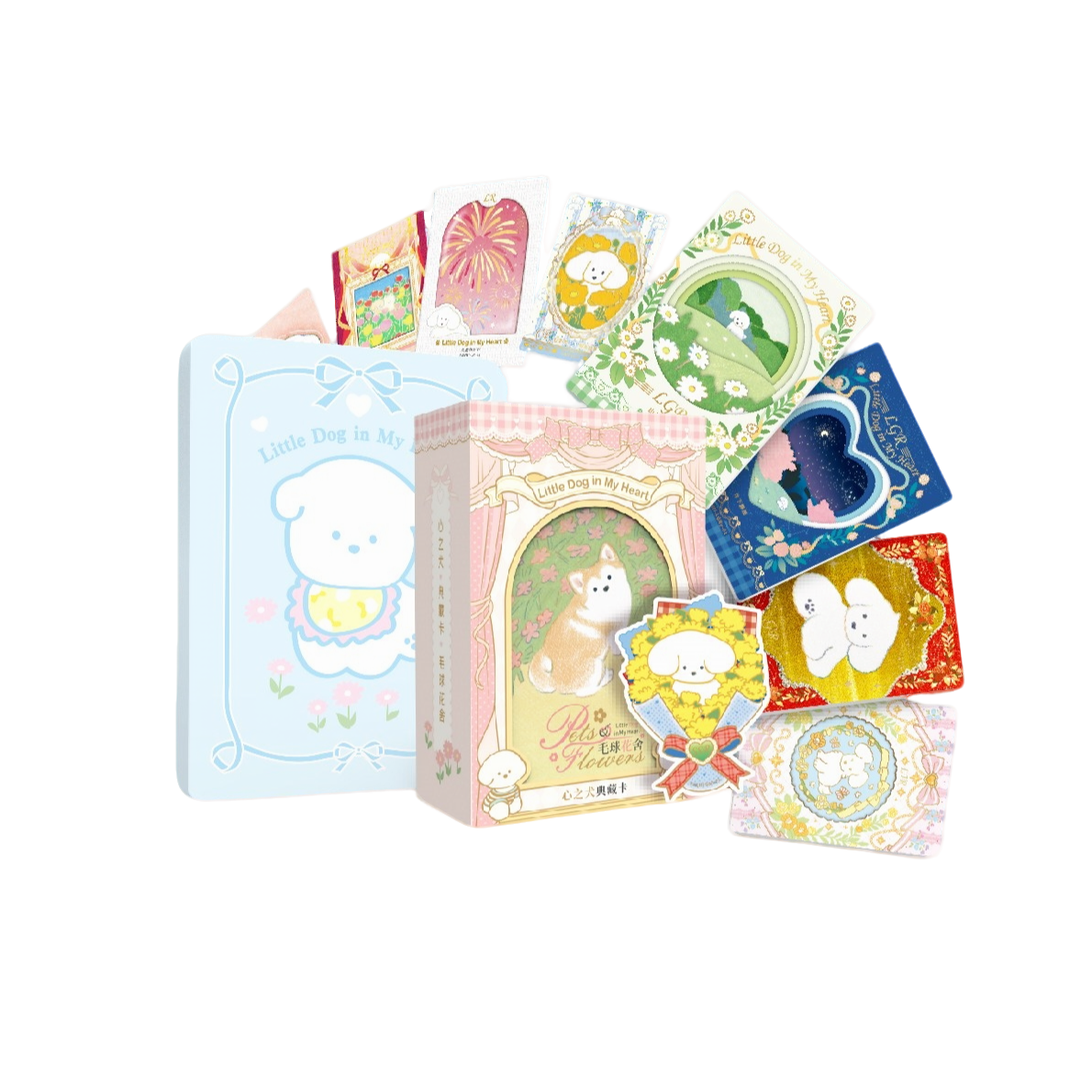 【玩】卡盟文创 心之犬典藏卡-毛球花舍 收藏卡牌盲盒（拆盒）