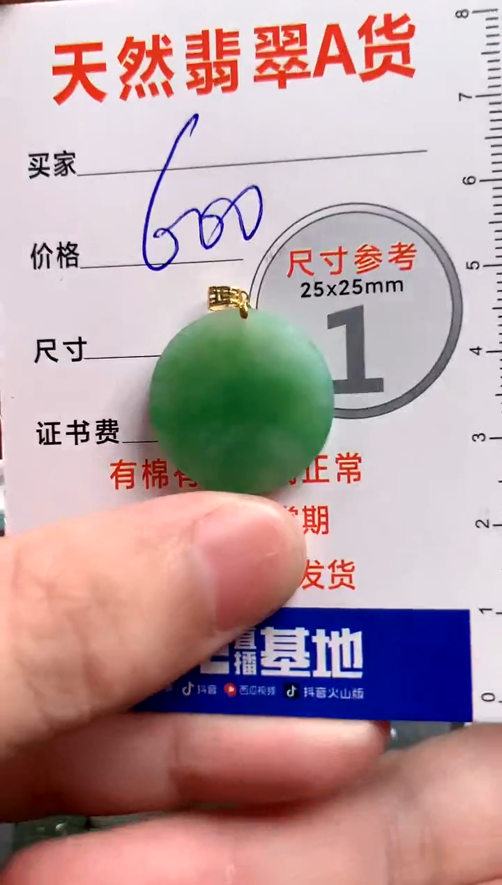 【闪购商品】翡翠颈饰18K金镶嵌0463945466