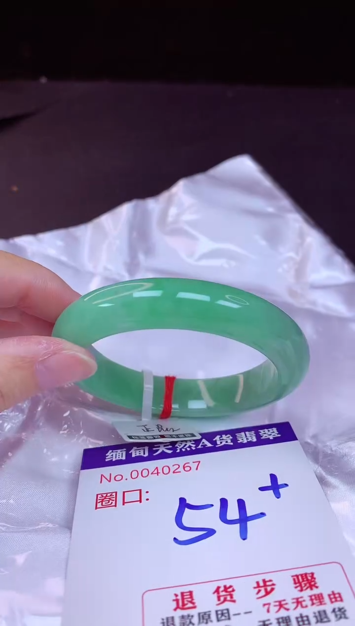 翡翠手镯未镶嵌54+             