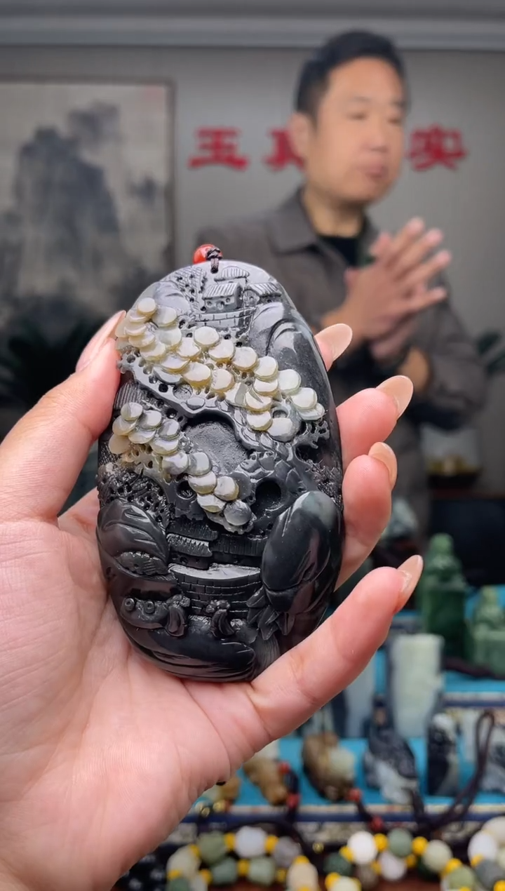 未镶嵌和田玉挂件1