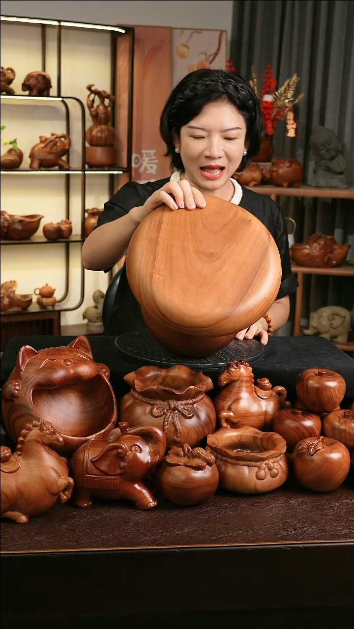 木MD018-1蘑菇换鞋凳A款