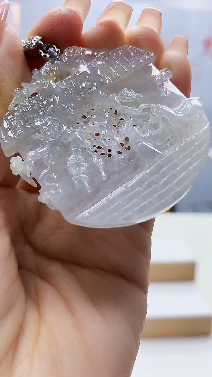 未镶嵌定制翡翠3495ty-毛货挂件36