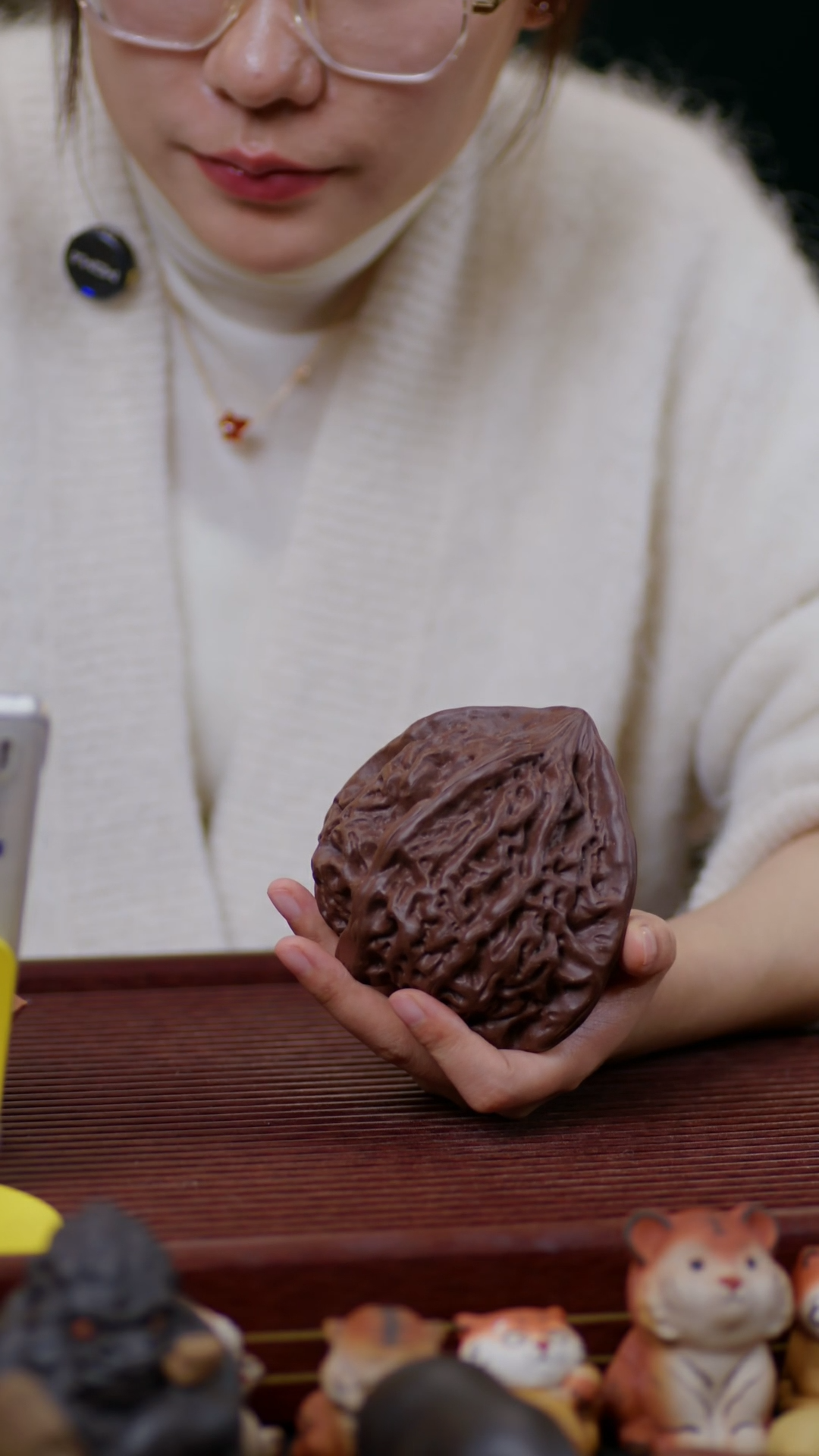 【闪购商品】紫砂茶宠紫泥核桃