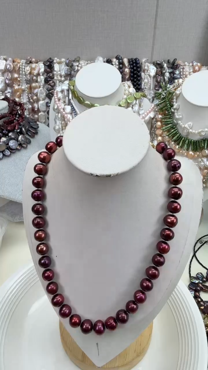 颈饰银S925镶嵌淡水珍珠1