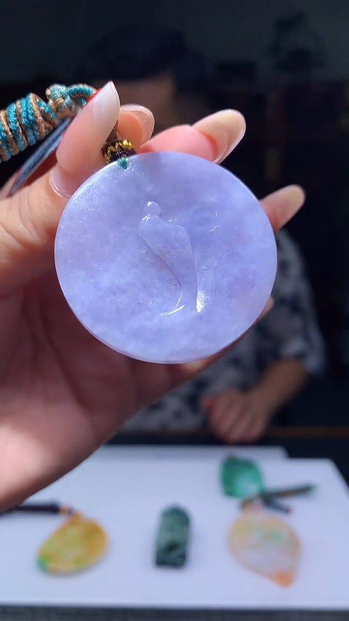 【闪购商品】定制翡翠未镶嵌1015xx-毛货挂件16