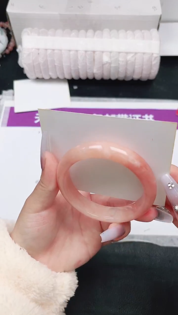 未镶嵌手镯石英质玉39-54