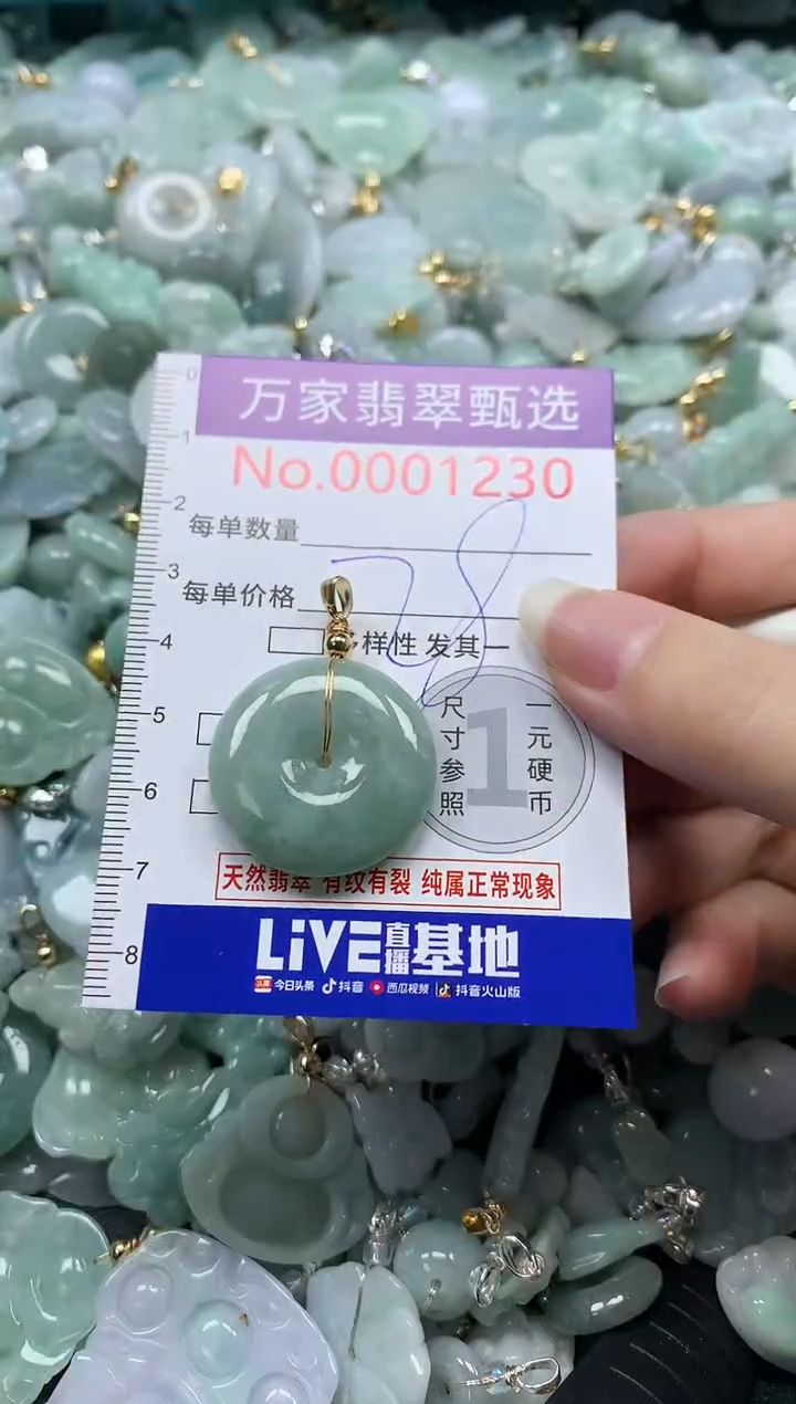 吊坠(不含链)未镶嵌翡翠1230