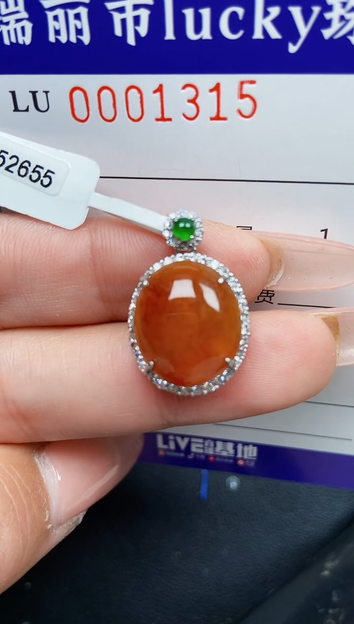 【闪购商品】翡翠颈饰银S925镶嵌1315