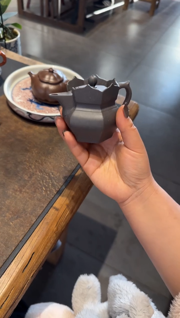 【闪购商品】紫砂茶壶天青小僧帽