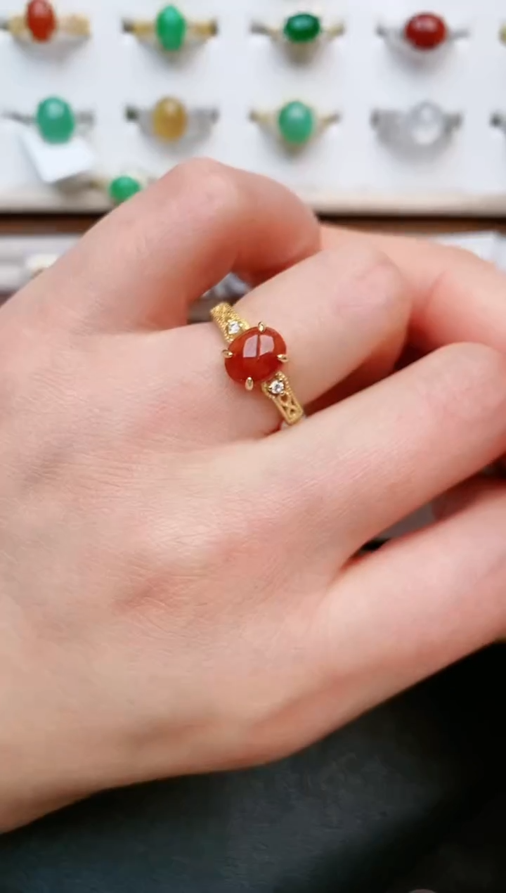 【闪购商品】翡翠戒指银S925镶嵌.....