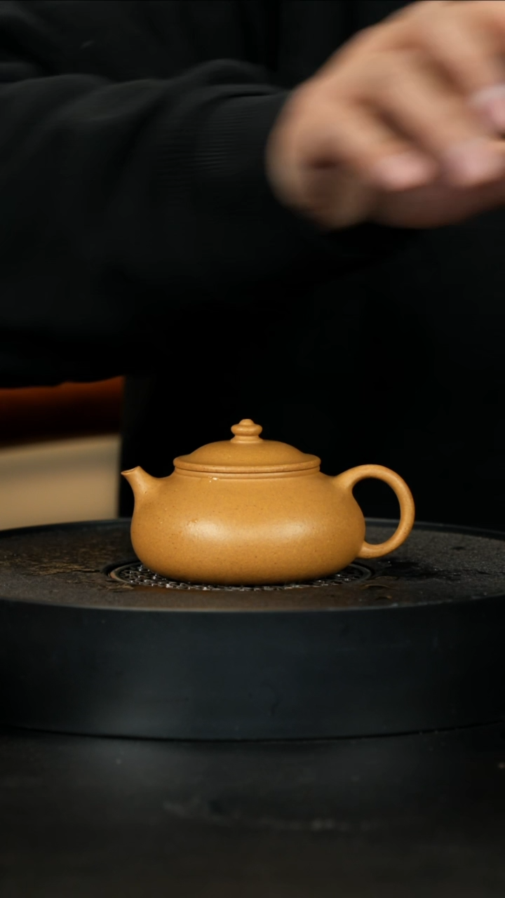 【闪购商品】紫砂茶壶老宕口天花板黄金段寒江超级大漏微微瑕