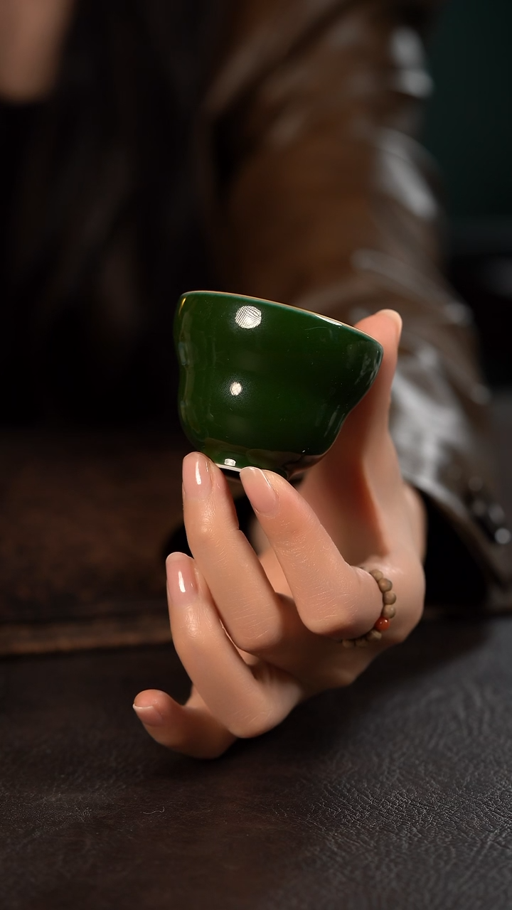 【闪购商品】杯聚澜堂祖母绿中号葫芦杯