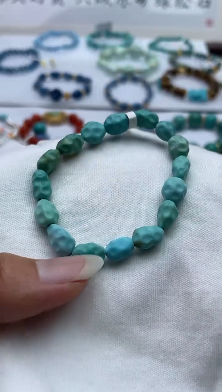 未镶嵌绿松石珠宝奇石馨*100