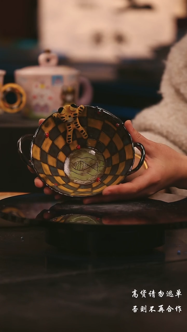 陶瓷景德镇可爱设计师款陶瓷 